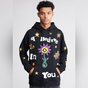 Pacsun Believe In You' hoodie Men’s Medium Cotton Blend